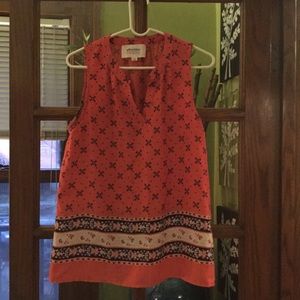 ALICEBLUE STICHFIX coral sleeveless tunic Medium
